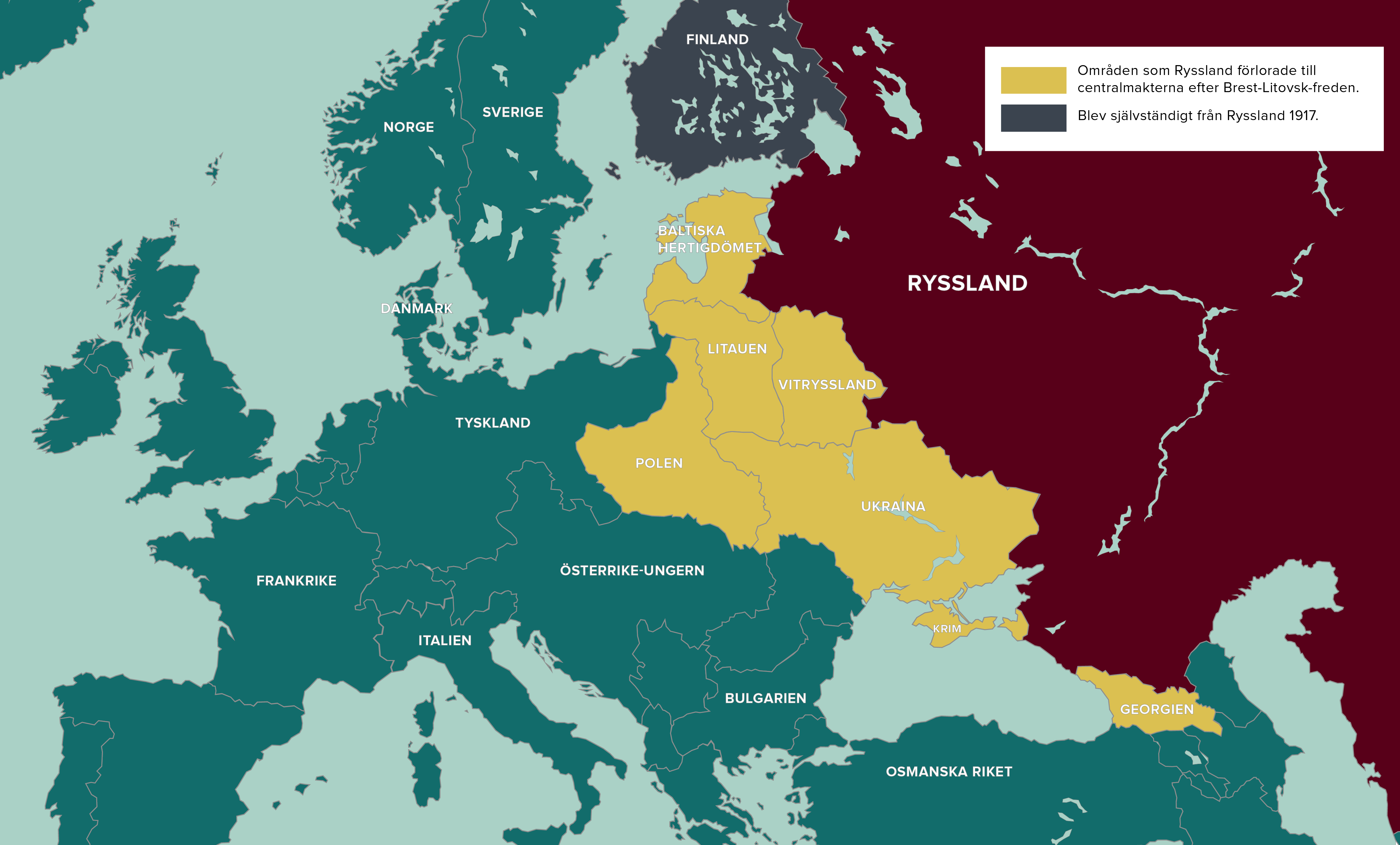 Map Treaty Of Brest Litovsk SE   Clio EM 01 
